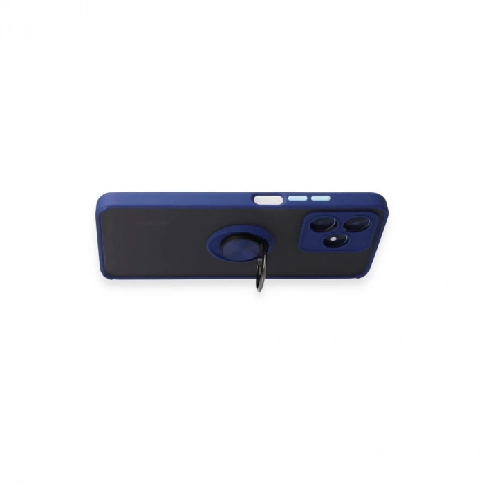 Realme C53 Kılıf Montreal Yüzüklü  Kapak - Lacivert