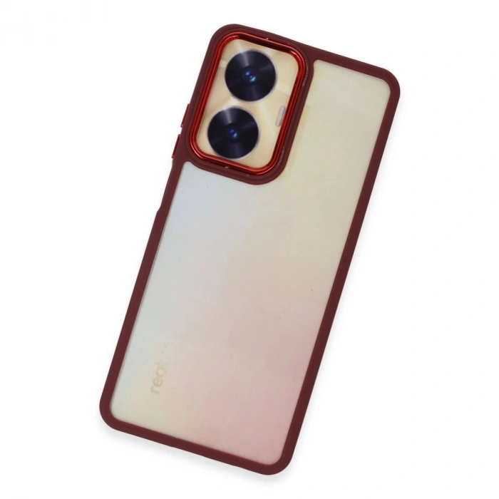 Realme C55 Kılıf Dora Kapak - Kırmızı