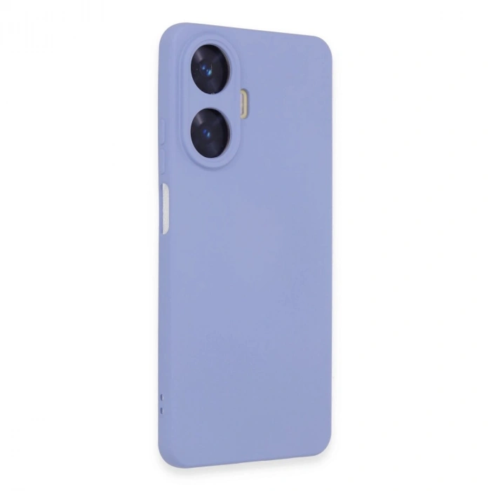 Realme C55 Kılıf Nano İçi Kadife  - Lila