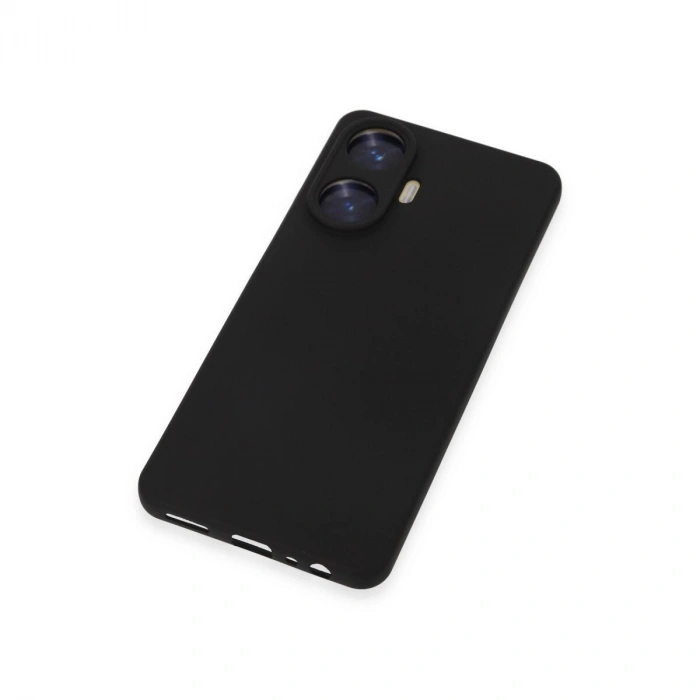 Realme C55 Kılıf Nano İçi Kadife  - Siyah