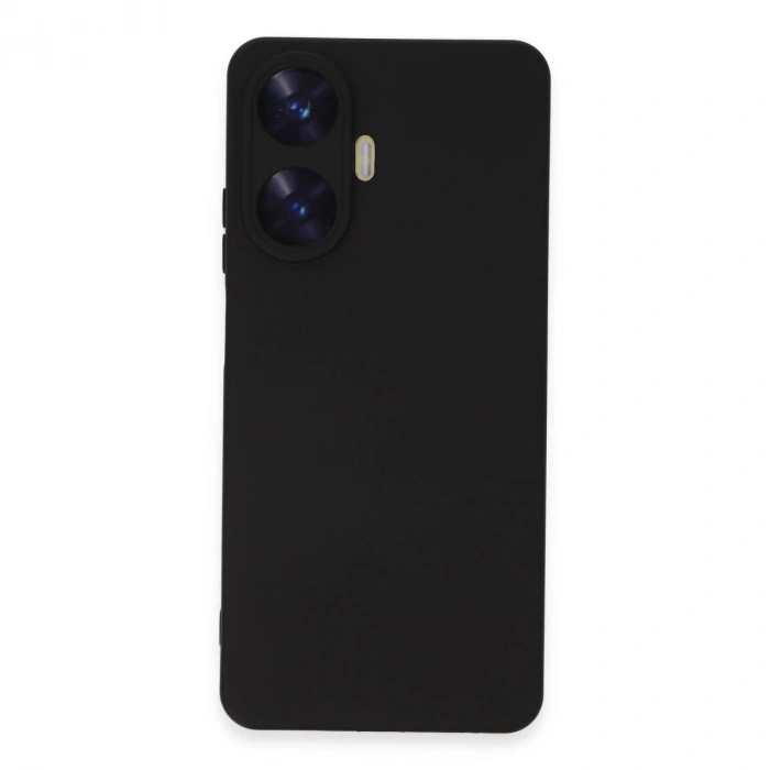 Realme C55 Kılıf Nano İçi Kadife  - Siyah