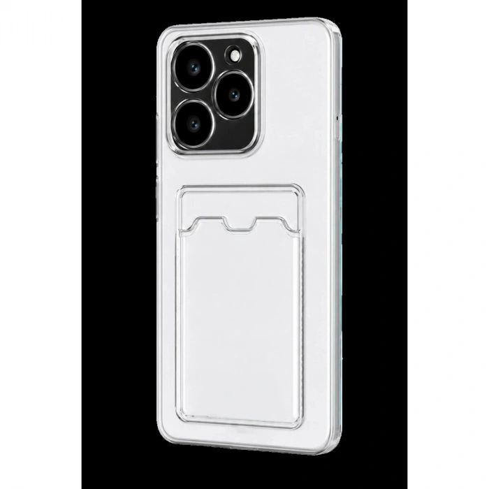Realme C61 Kılıf Kart Şeffaf  - Şeffaf