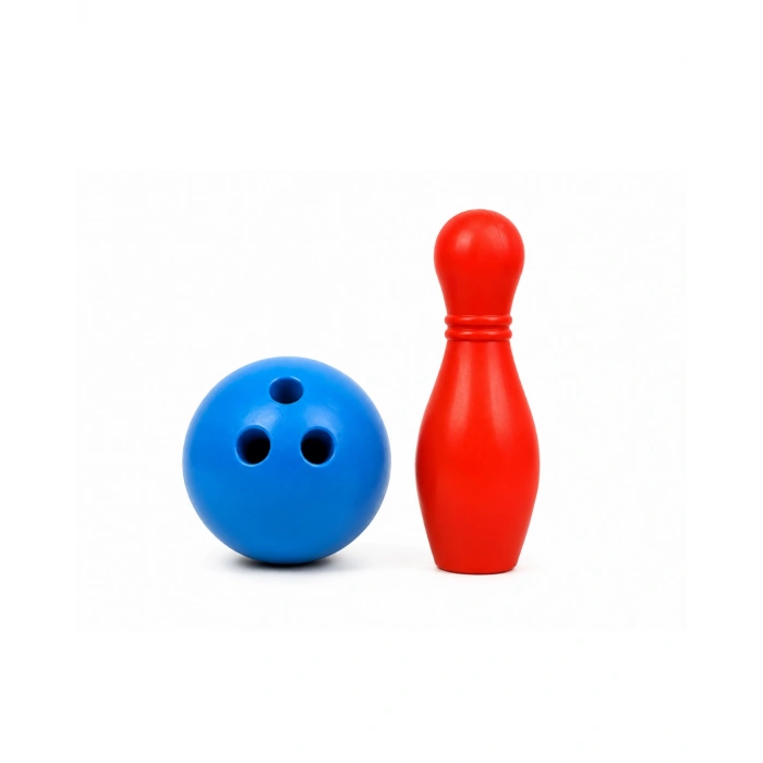 Renkli Çocuk Bowling Oyunu 6 Kukalı Eğitici Eğlence Seti