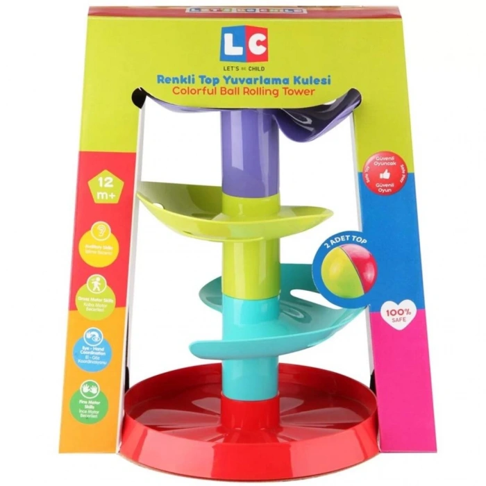 Renkli Top Yuvarlama Kulesi - LC-30956 - 1 ADET