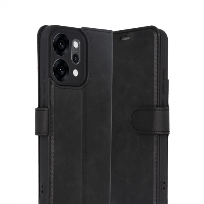 Reno 14 Trend S Plus Kapaklı Kılıf - Siyah