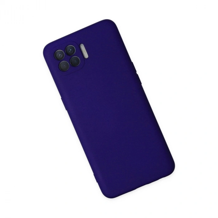 Reno 4 Lite Kılıf Nano İçi Kadife  - Mor