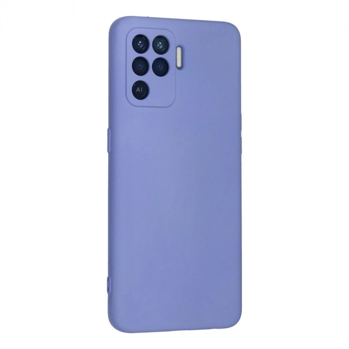 Reno 5 Lite Kılıf Nano İçi Kadife  - Lila