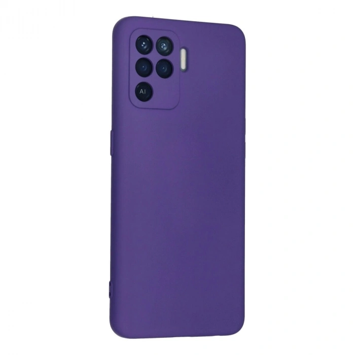 Reno 5 Lite Kılıf Nano İçi Kadife  - Mor