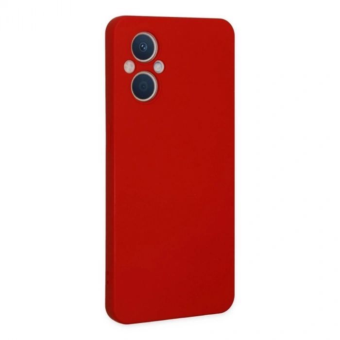 Reno 7 Lite Kılıf Nano İçi Kadife  - Kırmızı