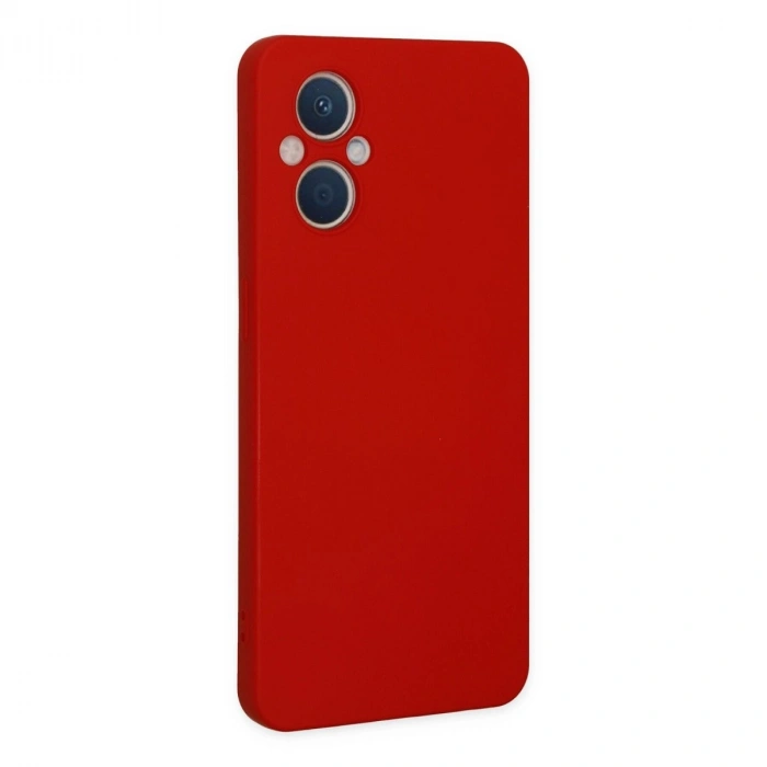 Reno 7 Lite Kılıf Nano İçi Kadife  - Kırmızı