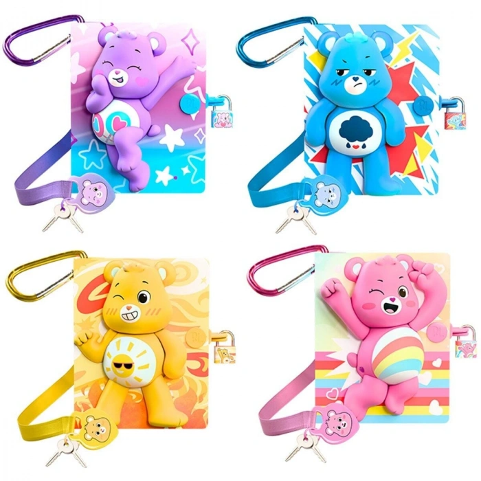 RET23000 Real Littles Care Bears Mini Günlük CDU12-25431
