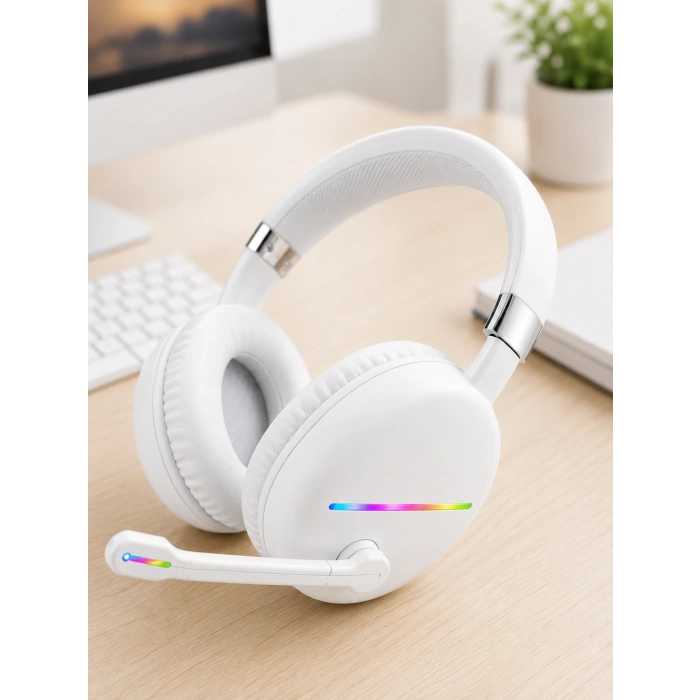 RGB BEYAZ KULAKLIK MAX17