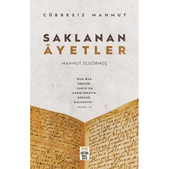Saklanan Ayetler - Cübbesiz Mahmut