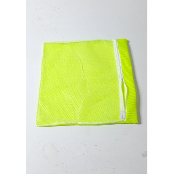 Sarı- Fermuarlı - Hassas Çamaşır Terlik  Ayakkabı Yı Filesi Büyük Boy