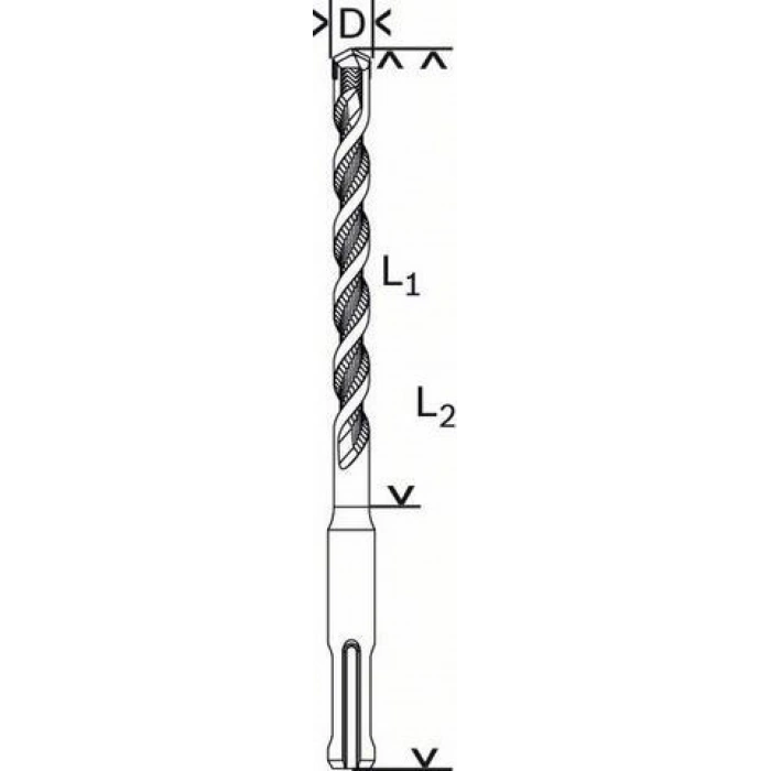 SDS PLUS-1 22X460 Matkap Ucu