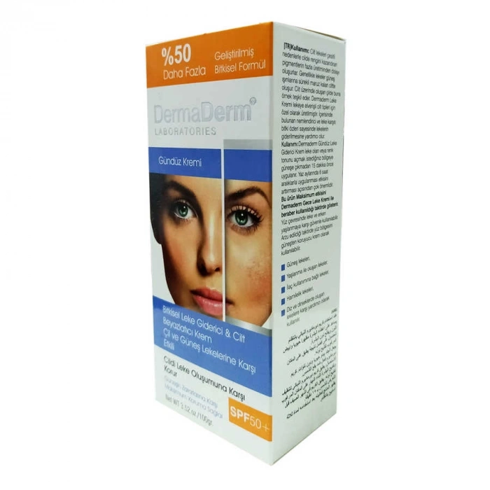 sel  Cilt Beyazlatıcı Gündüz i Güneş Koruma SPF 50+ 100 Gr