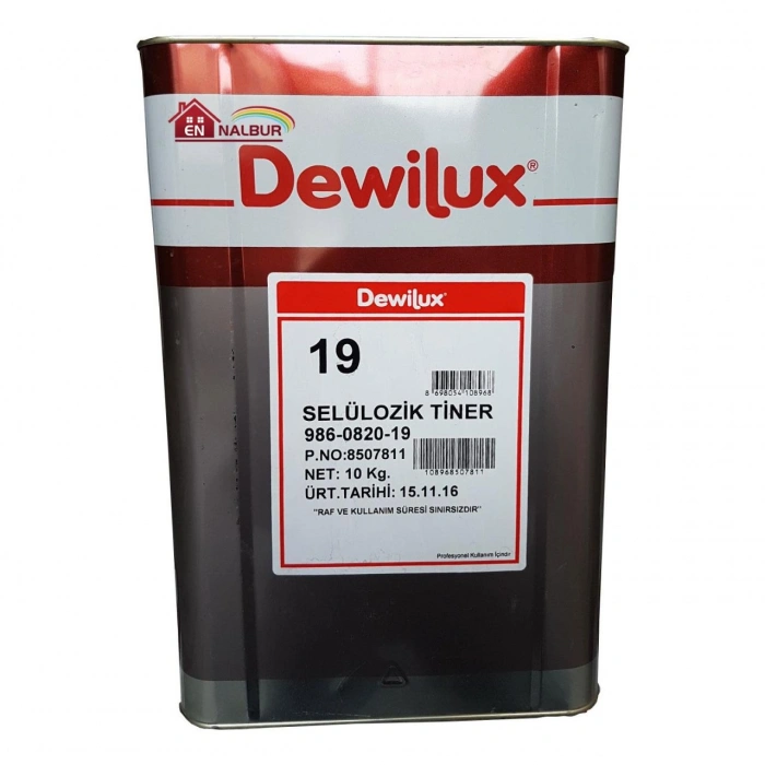 Selülozik Tiner 10 Kg (12 Litre)