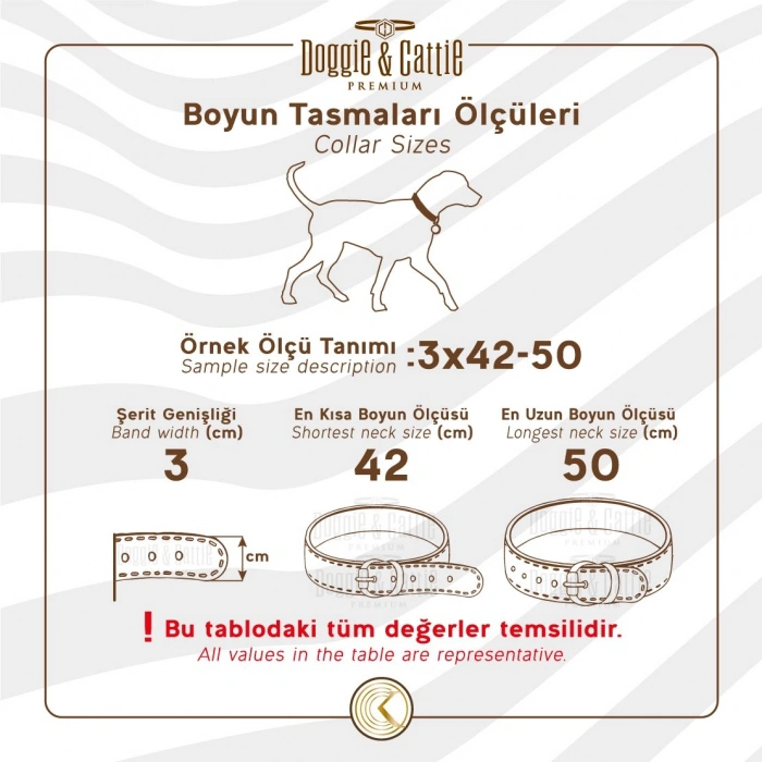 Seri Dokuma Köpek Boyun Tasması 5x60-70cm Siyah