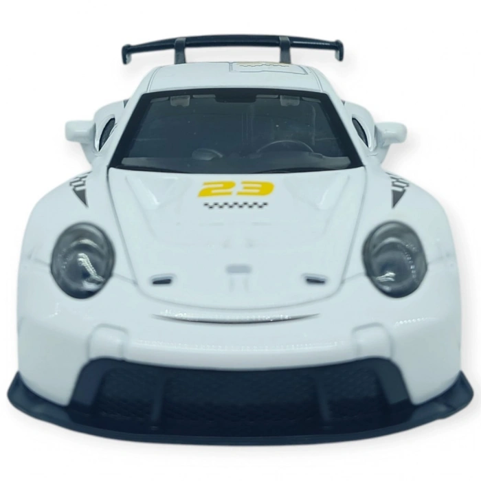 Sesli Işıklı Spor Araba 15 cm - 3291D - Beyaz - 1 ADET