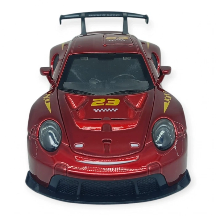 Sesli Işıklı Spor Araba 15 cm - 3291D - Kırmızı - 1 ADET