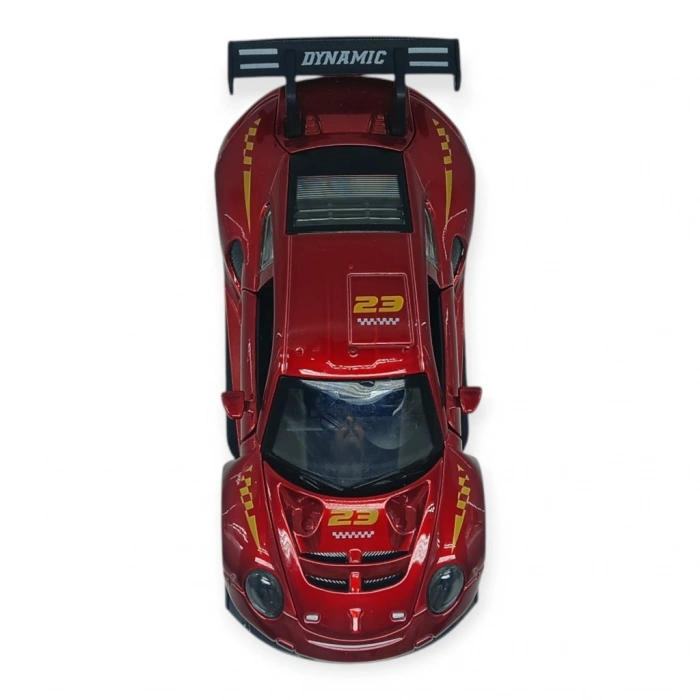 Sesli Işıklı Spor Araba 15 cm - 3291D - Kırmızı - 1 ADET