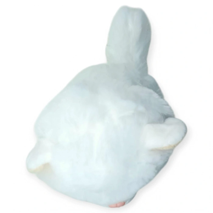 Sesli Peluş Kedi Van Kedisi 25 cm - Beyaz - 1 ADET