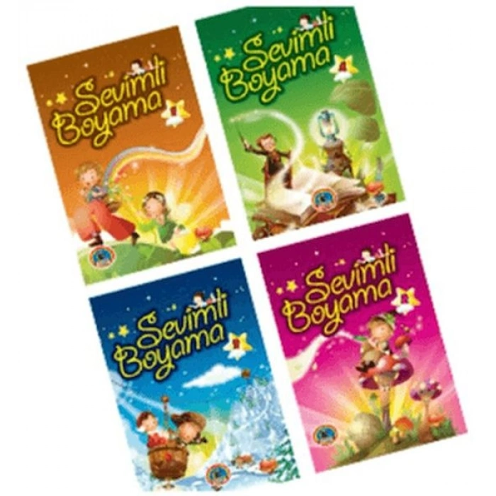 Sevimli Boyama (4 Kitap Takım)