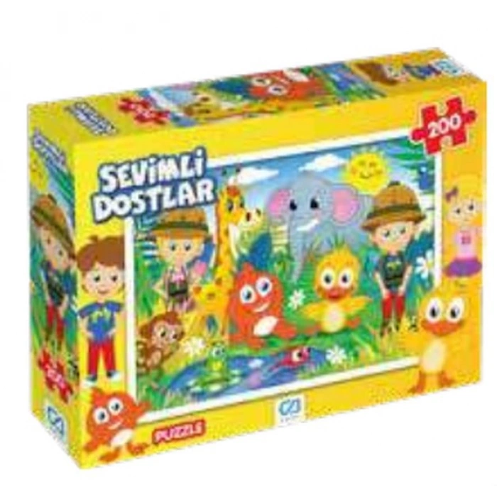 Sevimli Dostlar Puzzle 200