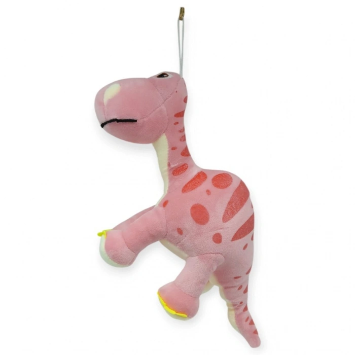 Sevimli Peluş Dinazor Turko Dino 35 cm - Pembe - 1 ADET