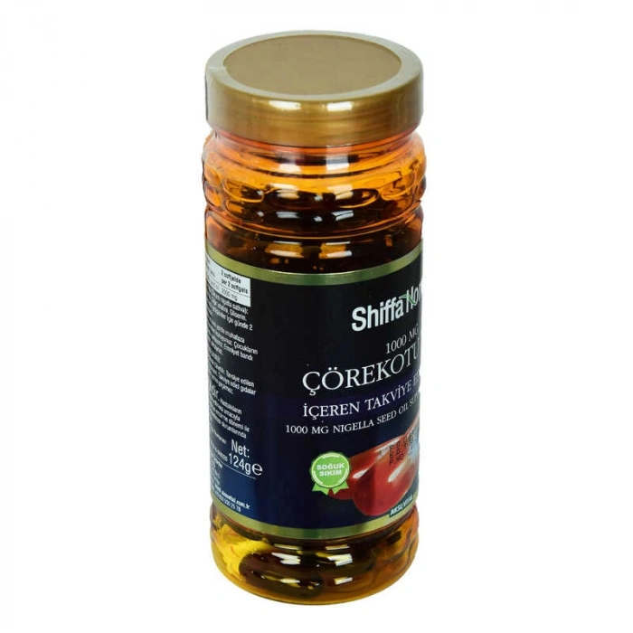 Shiffa Home Çörek Otu Yağı Soğuk Pres 1000 Mg x 100