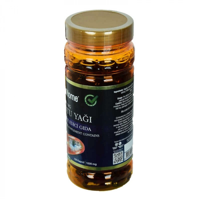 Shiffa Home Çörek Otu Yağı Soğuk Pres 1000 Mg x 100