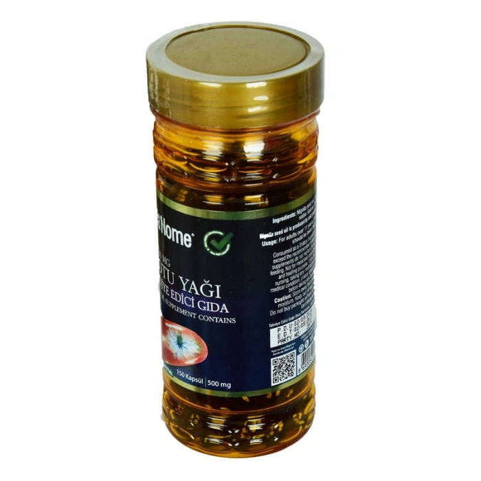 Shiffa Home Çörek Otu Yağı Soğuk Pres 500 Mg x 150
