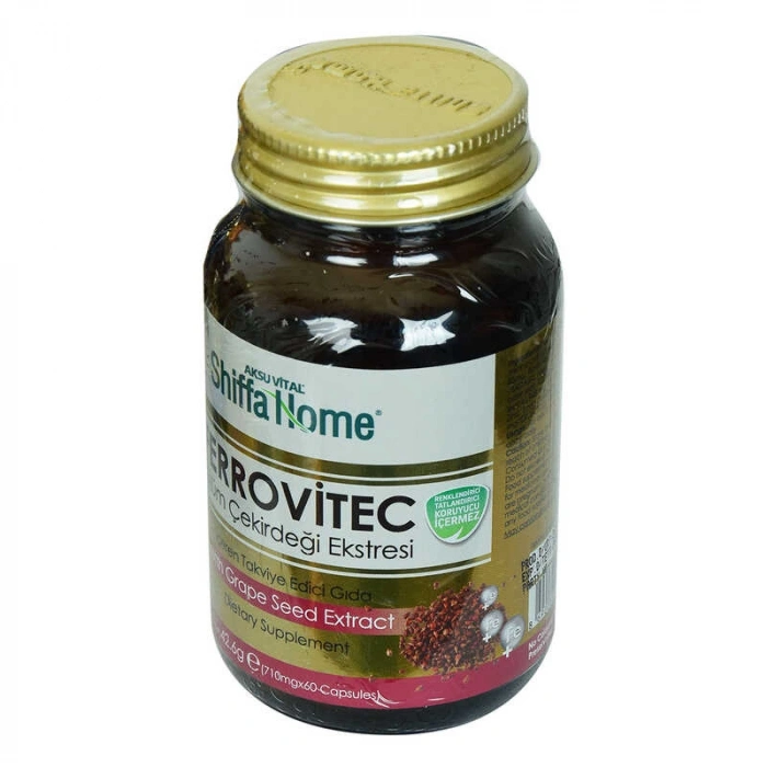 Shiffa Home Ferrovitec Üzüm Çekirdeği Ekstresi Diyet Takviyesi 710 Mg x 60