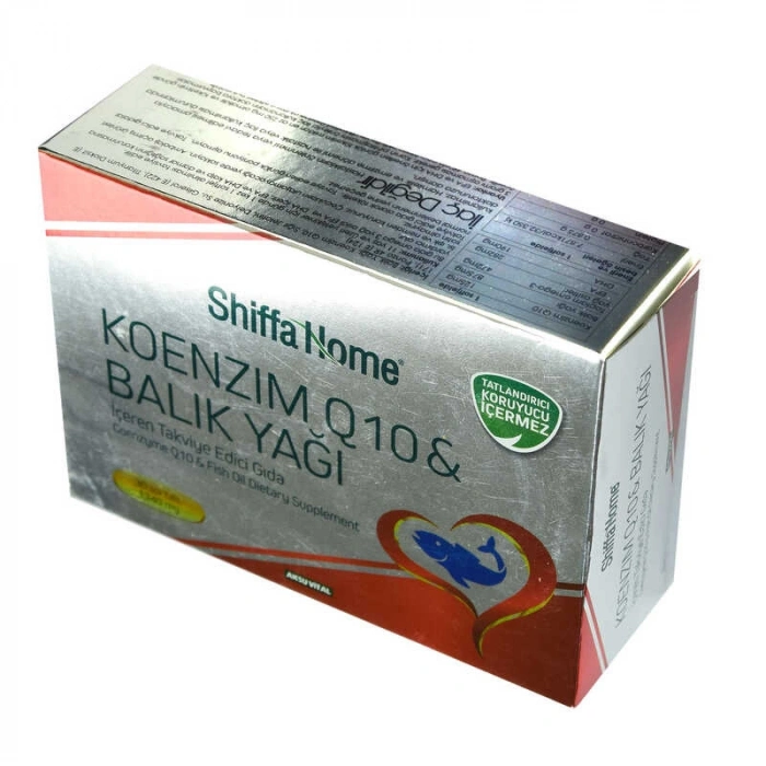Shiffa Home Koenzim Q10 & Balık Yağı Yumuşak Jel 1340 Mg x 30