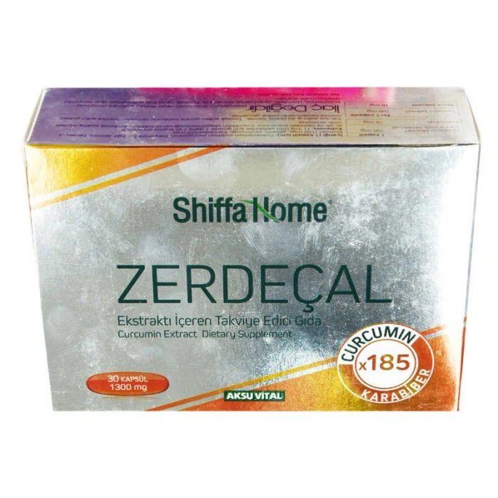 Shiffa Home Zerdeçal Ekstraktı Yumuşak 1300 Mg x 30