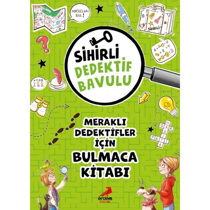 Sihirli Dedektif Bavulu 8 Meraklı Dedektifler İçin Bulmaca Kitabı