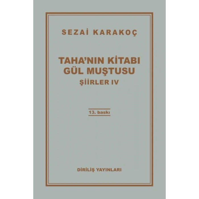 Şiirler 4 - Tahanın Kitabı Gül Muştusu