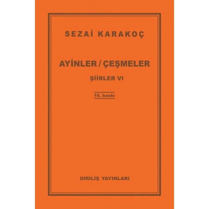 Şiirler 6 - Ayinler Çeşmeler