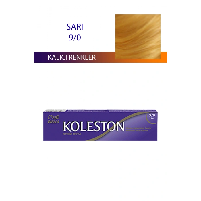 Single Tüp Boya Saç Boyası Sarı 9/0 (74)