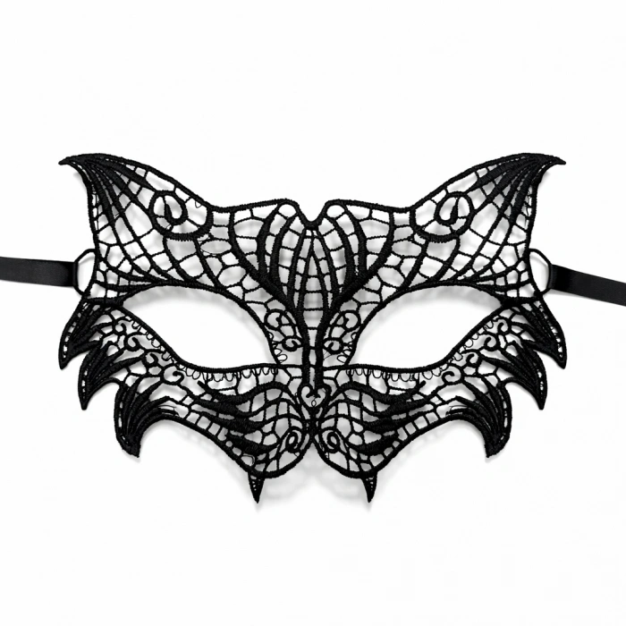 Siyah Dantel Venedik Maskesi Kadın – Zarif Parti & B Maskesi 3 No