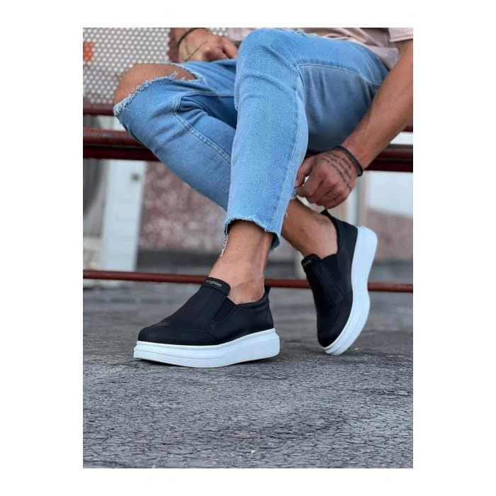 Siyah Düz Casual Erkek Ayakkabı