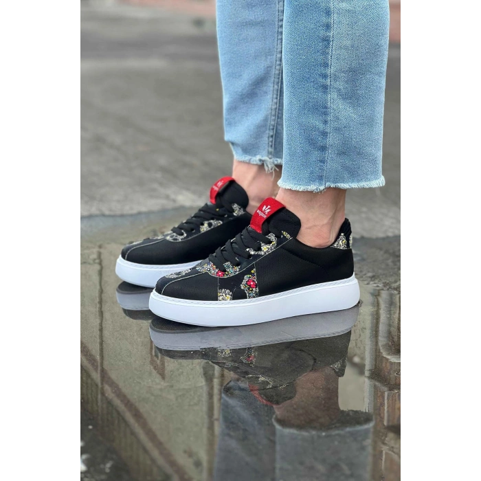 Siyah Kurukafa Erkek Casual Ayakkabı