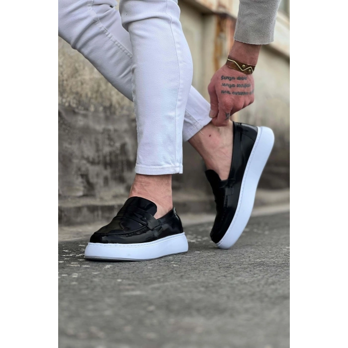 Siyah Rugan Erkek Casual Ayakkabı