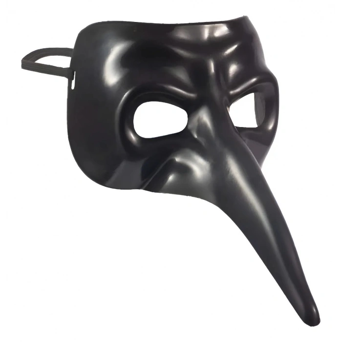Siyah Uzun B Veba Doktoru Maskesi