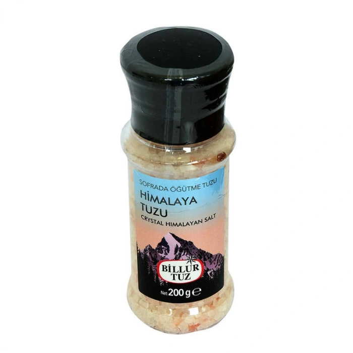 Sofrada Öğütme Yemeklik Himalaya Kristal Granül Doğal Kaya Tuzu 200 Gr Değirmenli