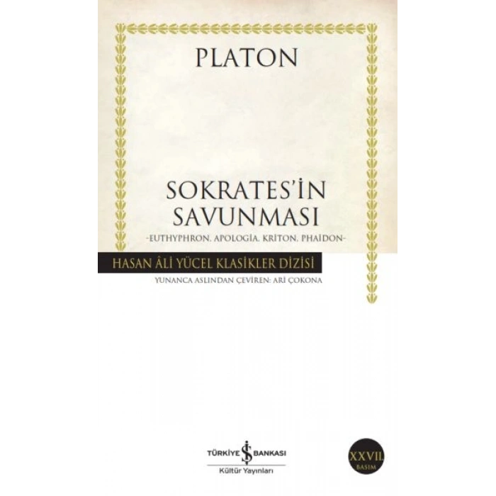 Sokrates’in Savunması- Hasan Ali Yücel Klasikleri