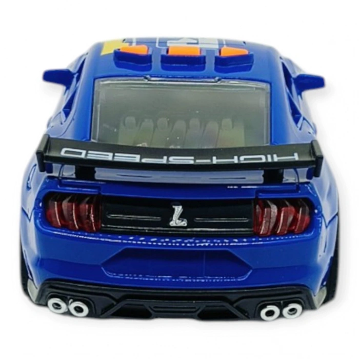 Spor Araba GT-500 Sürtmeli Işıklı Sesli Lacivert Plastik 18cm - 1 ADET