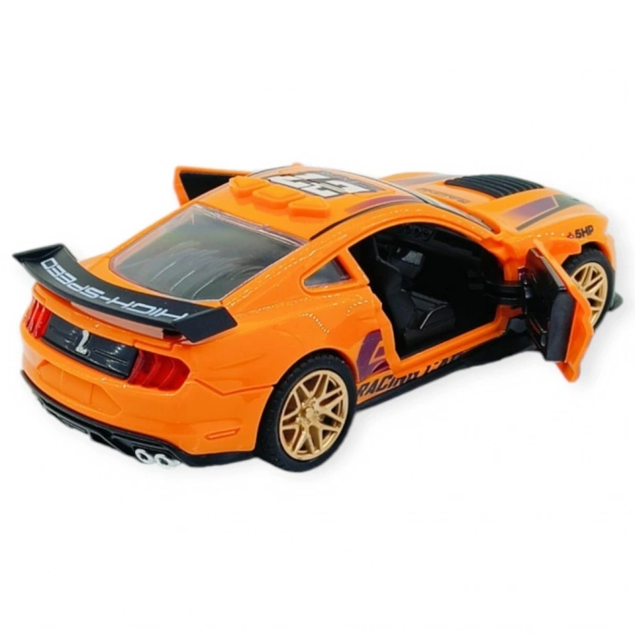 Spor Araba GT-500 Sürtmeli Işıklı Sesli Tcu Plastik 18cm - 1 ADET