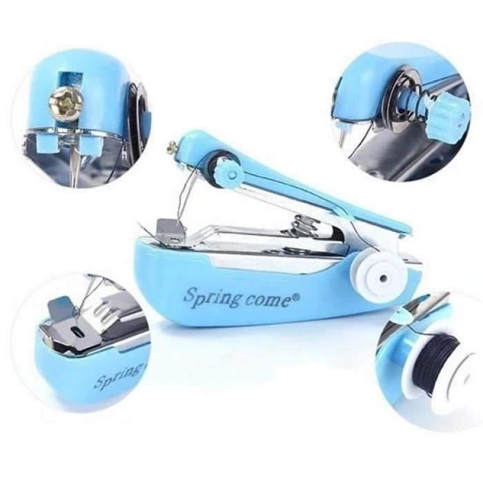 Spring Come Mini Kolay Seyehat Ve Ev Tipi El Dikiş Dikme Makinası (  )