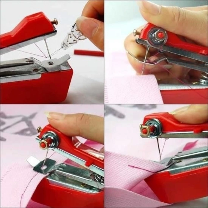 Spring Come Mini Kolay Seyehat Ve Ev Tipi El Dikiş Dikme Makinası (  )